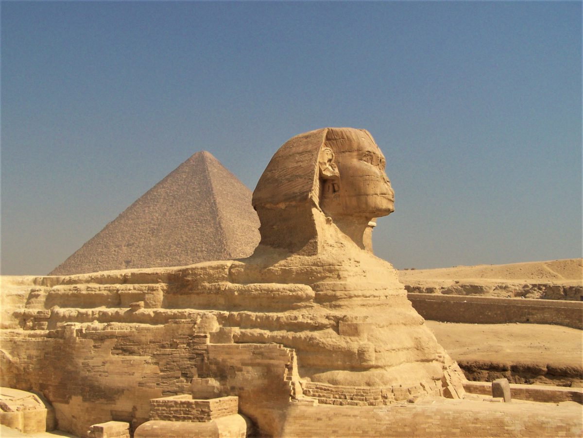 Sfinks i Piramida Cheopsa