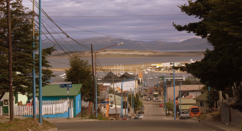 Widok na jedną z ulic Ushuaia