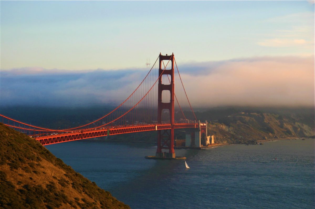 Pomarańczowy most Golden Gate to symbol San Francisco