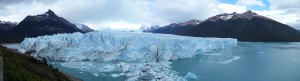Panorama na lodowiec Pertio Moreno