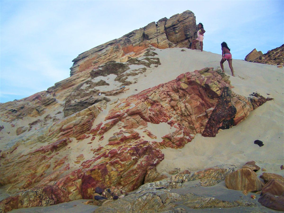 Różowe skały Pedra Furada.
