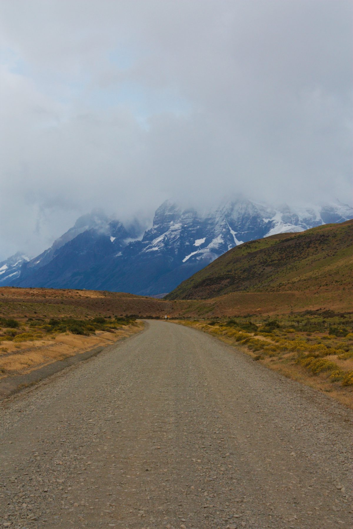 Droga z Puerto Natales do Parku Narodowego Torres del Paine