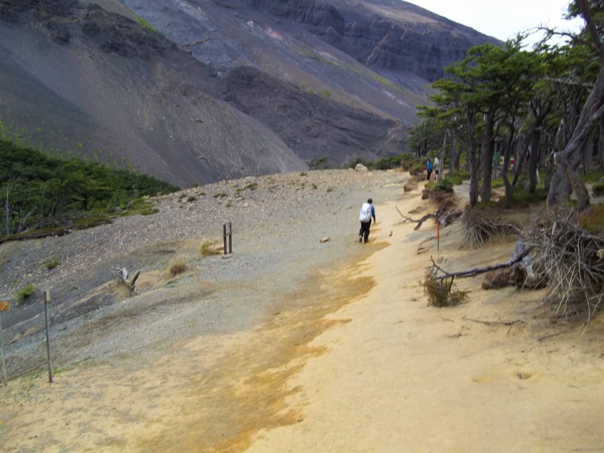 Jeden ze szlaków w Parku Torres del Paine