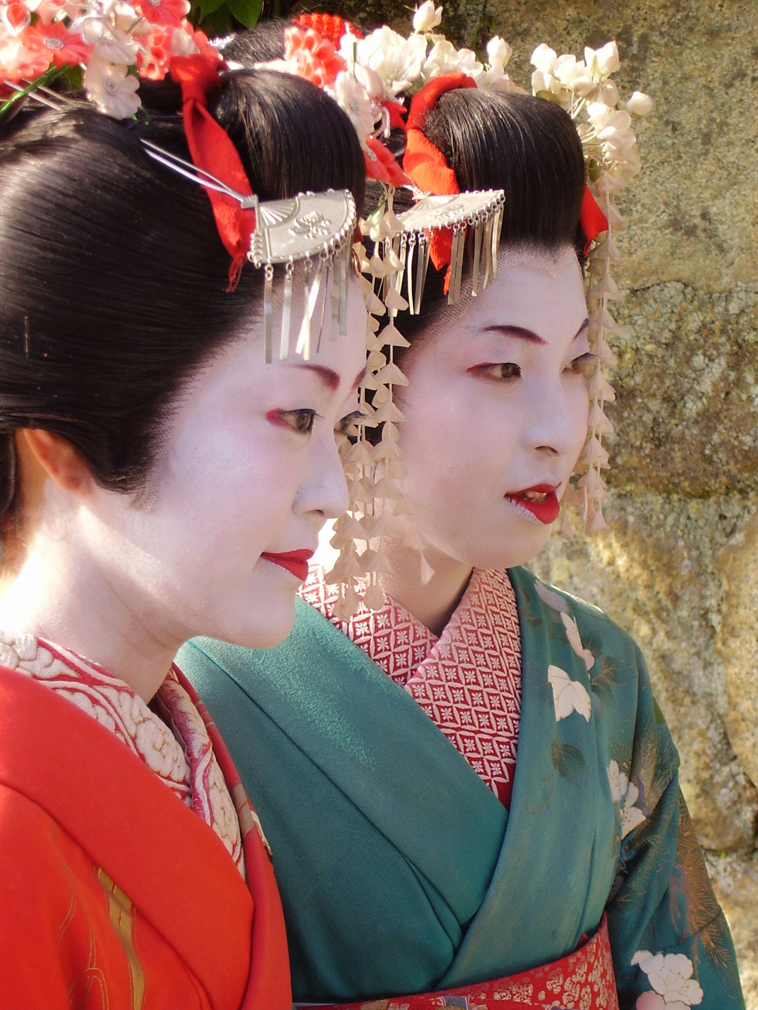 W Gion gejsze określane są mianem “geiko” – “kobieta sztuki