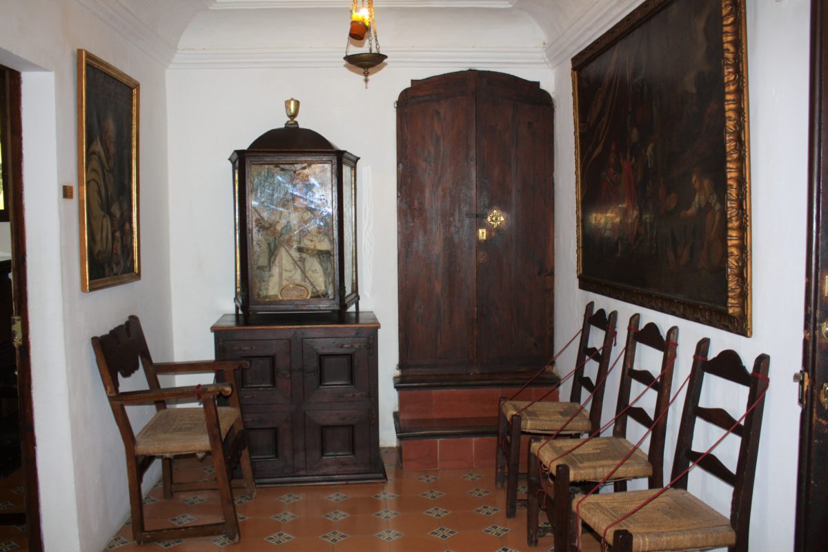 Wnętrze w Klasztorze Kartuzów