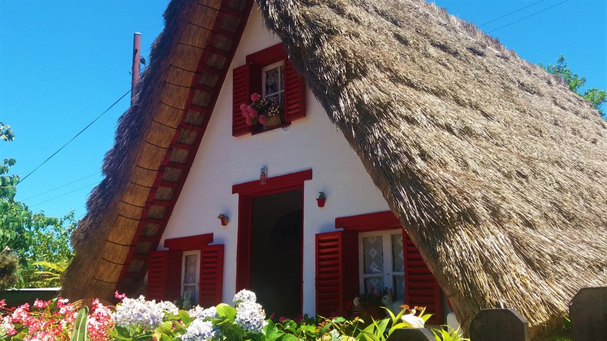To jeden z ostatnich zamieszkałych domków w Santanie