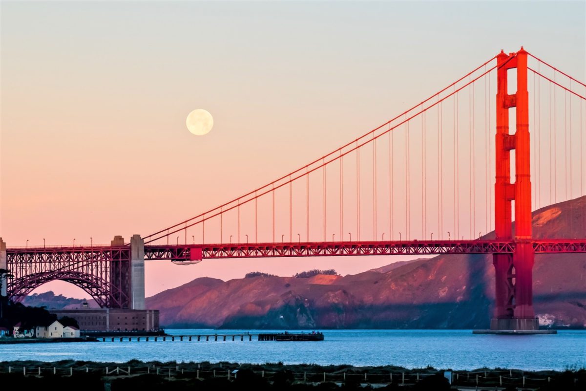 Most Golden Gate był do 1964 roku najdłuższym mostem na świecie