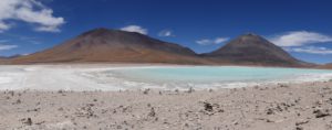 Laguna Verde. Zielona laguna na płaskowyżu Altiplano