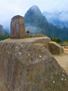 Święty kamień Intihuatana w Machu Picchu